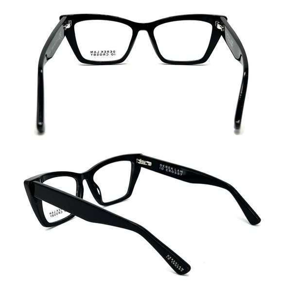 New Derek Lam 10 Crosby Blair Frames Black Eyeglasses Cat Eye Glasses Eyewear - Picture 3 of 7